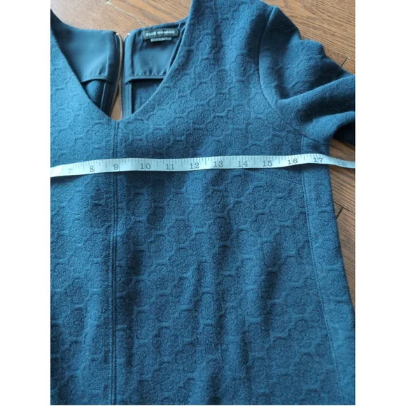 Club Monaco Navy Blue Women's Sheath Dress Size S 3/4 Sleeves Office Casual - Picture 7 of 9
